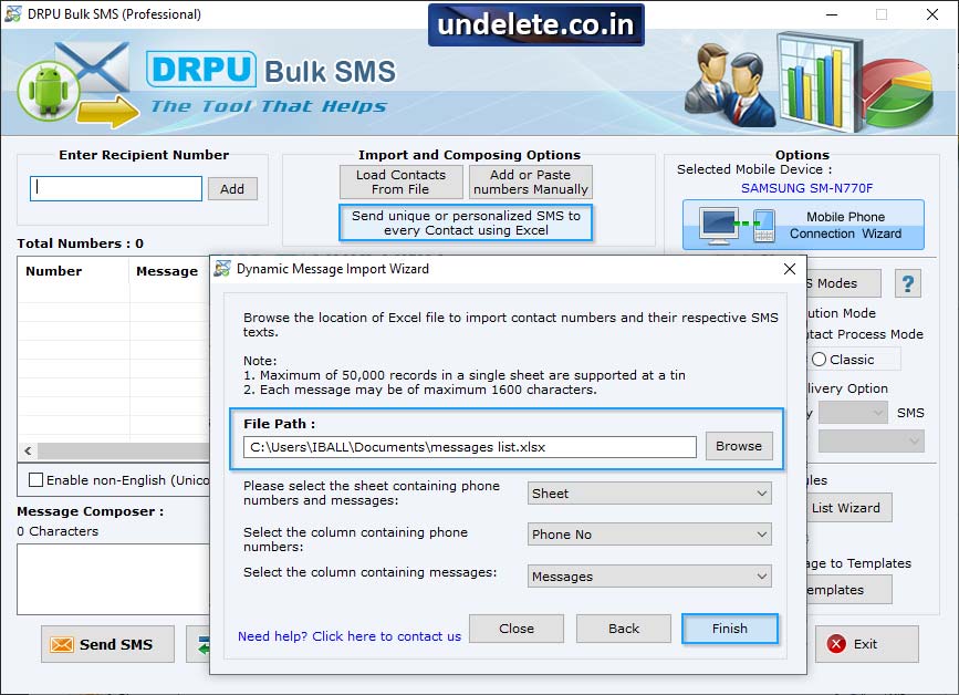 Bulk SMS  - Professional 