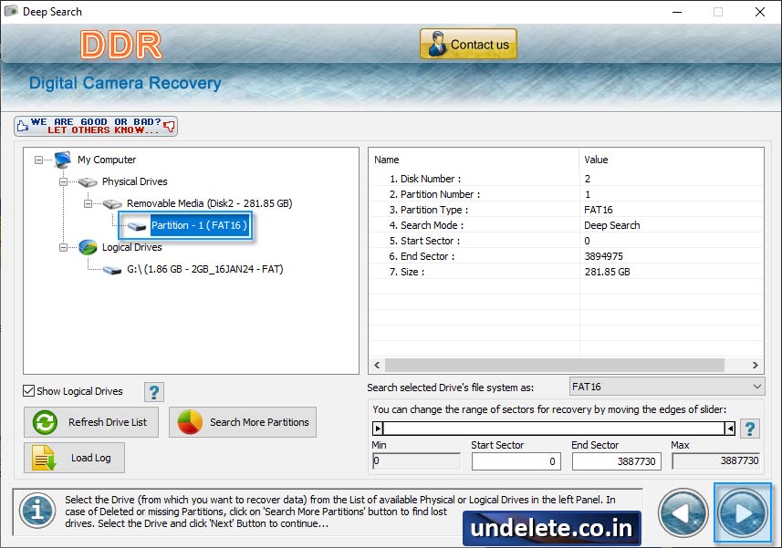 Select Partition