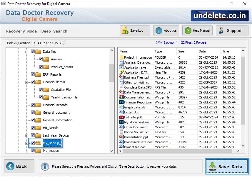 Digital Camera Data Recovery