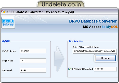 MS Access to MySQL Database