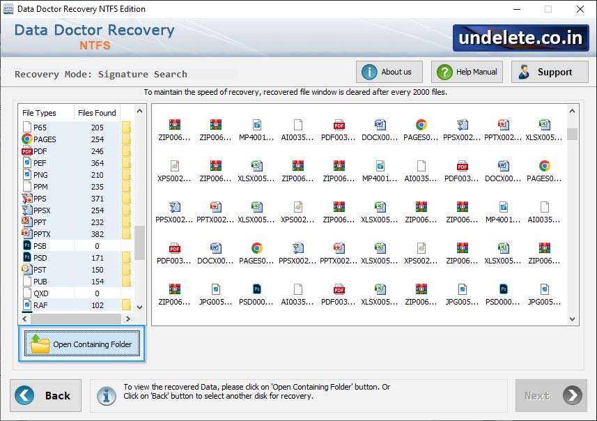 NTFS Partition Files 