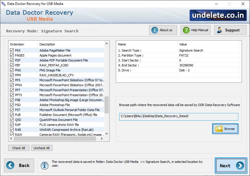  USB Digital Media Data Recovery