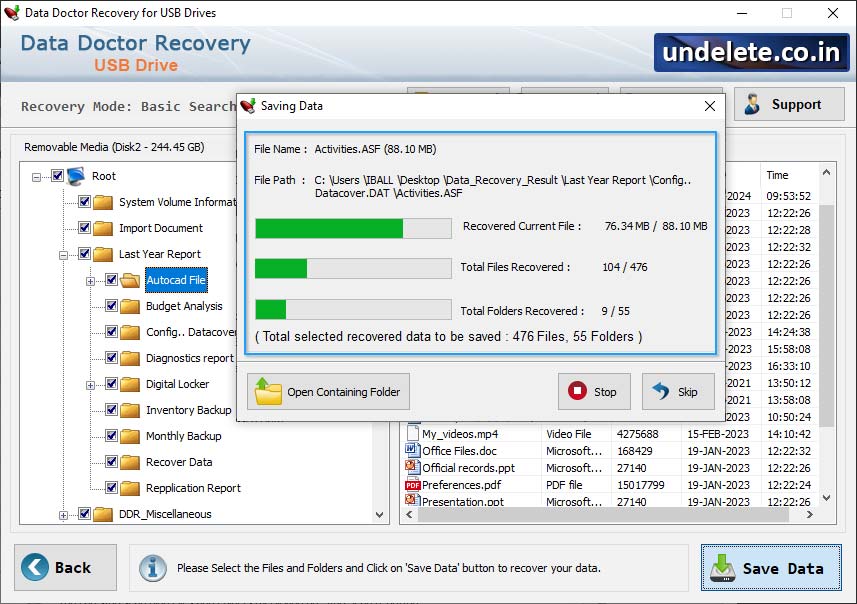 USB Drive Data Recovery 