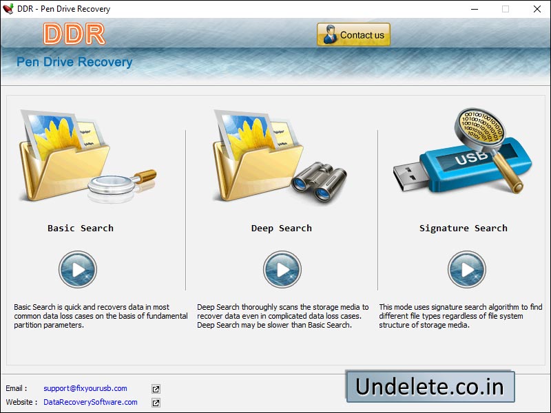 Pen Drive Files Undelete screenshot